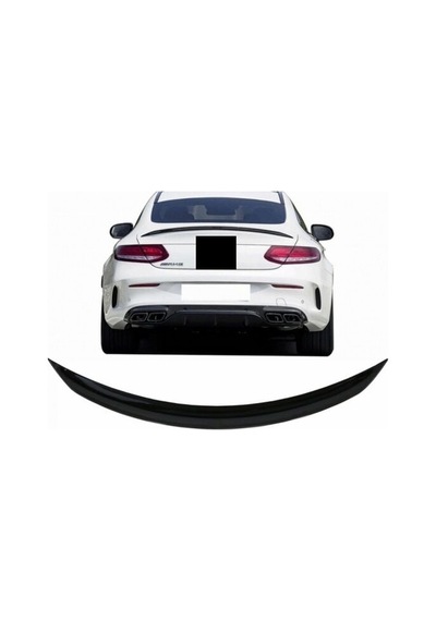 Mercedes C205 Coupe Uyumlu Yedek Parça Amg Spoiler Boyasız Plasti