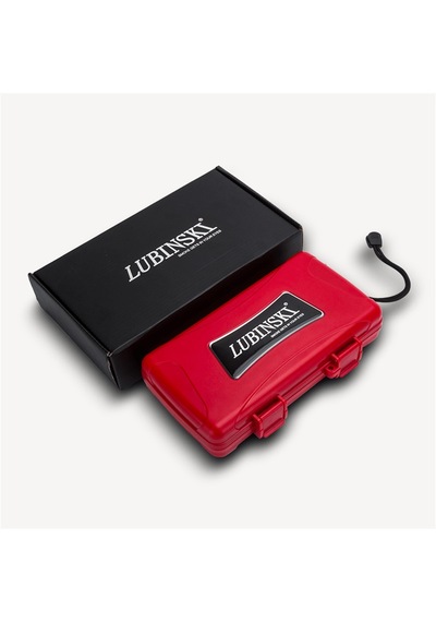 Lubinski Kırmızı Polikarbon Humidor 4556at