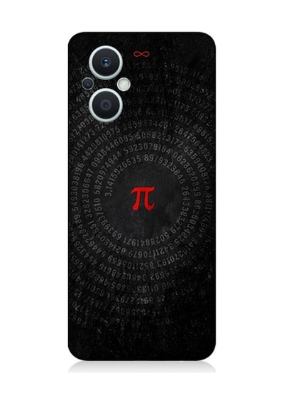 Oppo Reno 7 Lite 5g Uyumlu Pi Sayısı Ve Sonsuzluk Desenli Silikon Kılıf
