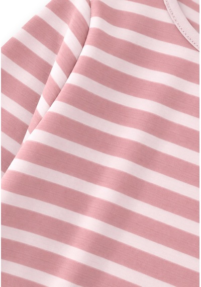 Cigit Çizgili Pijama Takımı 2-8 Yaş Pembe Çizgili