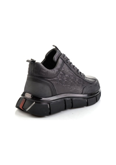 Bambi Gri Hakiki Deri Erkek Bot & Bootie E02398400103 Gri