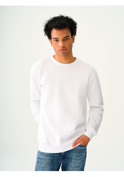 LOFT Regular Fit Erkek Sweatshirt Lf2037210 Q1.v1 Beyaz