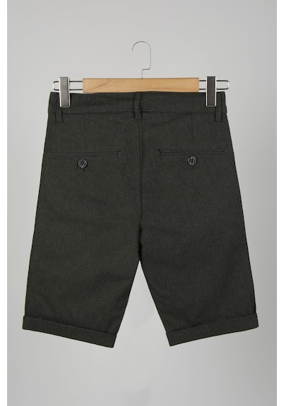 Terapi Men Erkek Haki Slim Fit Keten Şort Haki