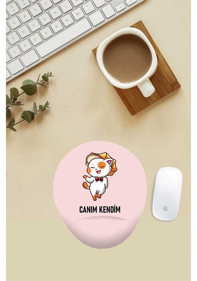 Canım Kendim Desenli Bilek Destekli Mouse Pad Mousepad