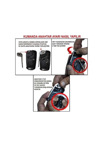 Gma Keys Insignia Astra J Corsa 2 Butonlu Kumanda Kabı Anahtar Kabı