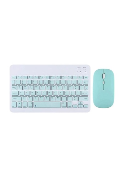Fuchsia Sunny Renkli İnce Zarif Bluetooth Bağlantılı Çok Amaçlı Klavye Mouse Set Lazer