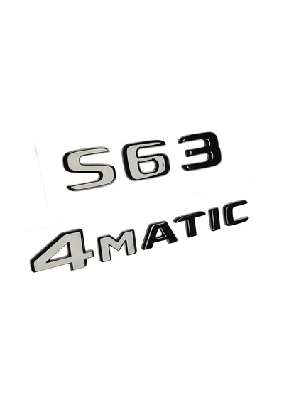 S 63 Ve 4matic Piano Black Bagaj Yazısı Üçgen Tip 3m 3d Abs