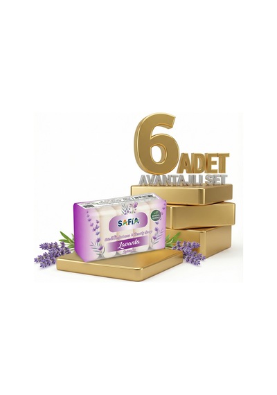 Safia Lavanta Güzellik Sabunu 6x275 Gr