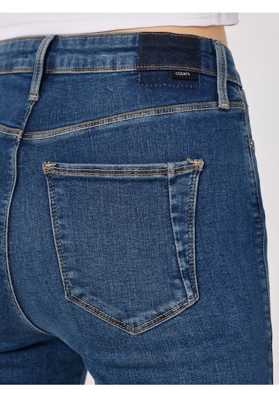 Colin's Colins 760 Diana Süper Slim Fit Yüksek Bel Dar Paça Mavi Kadın Jean Pantolon 001