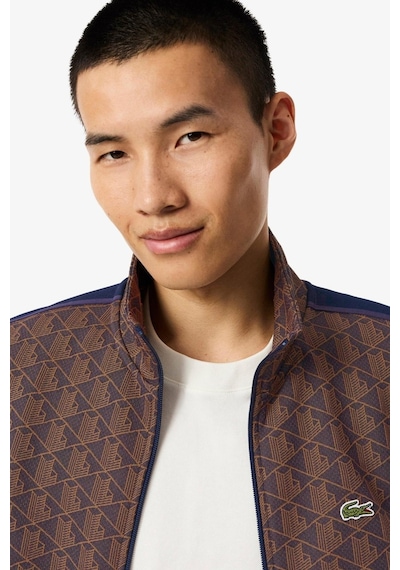 Lacoste Men's Regular Fit Zip Up Monogram Sweatshirt Erkek Tam Fermuarlı Logolu Sweatshirt Kahverengi Lacoste Men's Regular Fit Zip Up Monogram Sweatshirt Erkek Tam Fermuarlı Logolu Sweatshirt Kahverengi