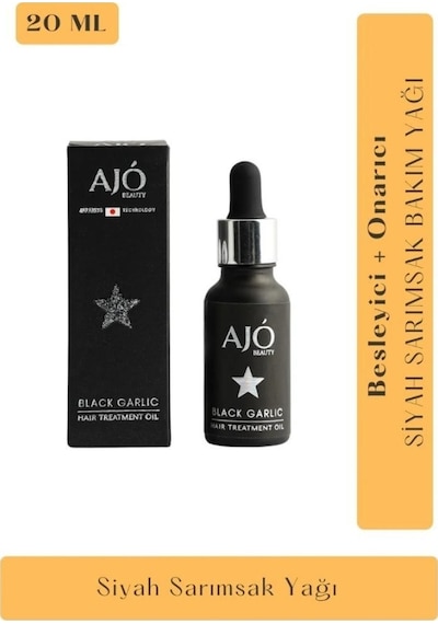 Ajo Beauty Siyah Sarımsak Saç Bakım Yağı 20ml