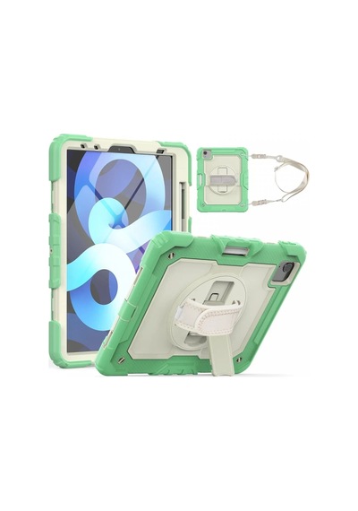 Vaveni İpad Pro 11 2020 Kılıf Strap New Tablet Kapak - Yeşil Arz