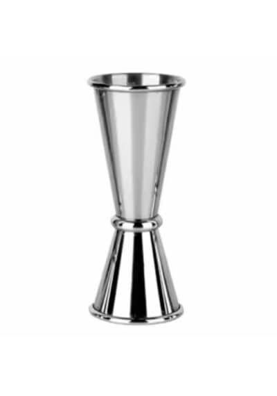 Epinox Profesyonel Paslanmaz Çelik İkili Ölçek - Jigger 25/50 Ml Jıg-2550 Metalik Gri