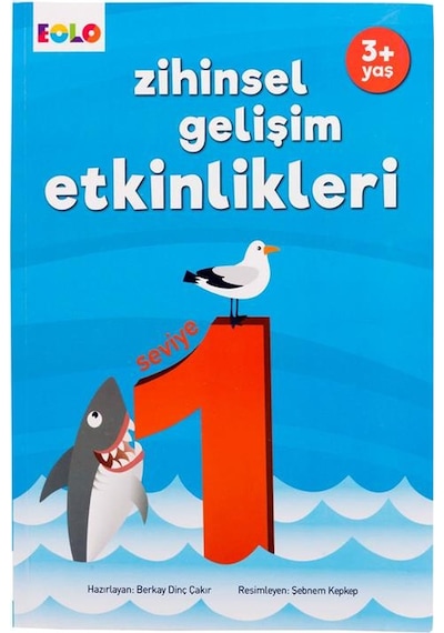 +3 Yaş Zihinsel Gelişim Etkinlikleri Seviye 1 Eolo Yayınları