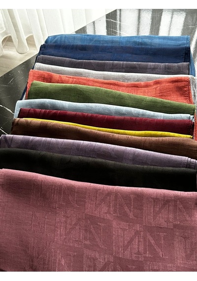 Noura Scarf Diamond Pamira Şal Çağla Çok Renkli