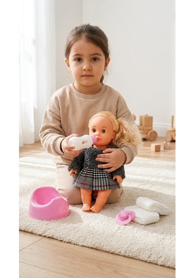 Asel 35 Cm Altını Islatan Ve Konuşan Et Bebek