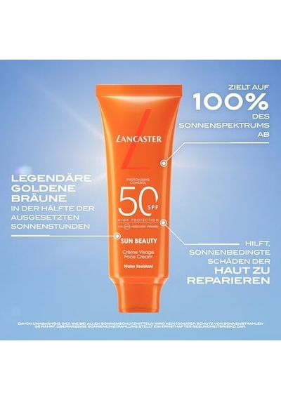 Lancaster Sun Beauty Face Cream Spf30 50 Ml