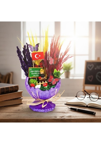 Küçük Kırık Yumurta Teraryum - Öğretmenler Günü Hediyesi