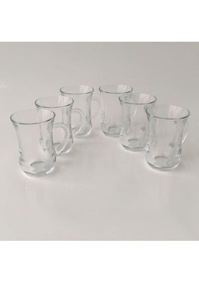 Glass4You 6 Adet Saplı Çay Bardağı