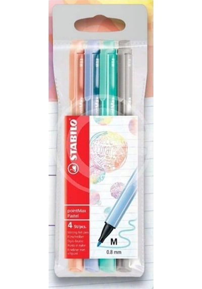 Stabilo Pointmax 4lü Paket Pastel Renk 488-402 /