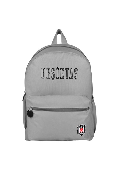Beşiktaş Gri Ön Cepdetaylı Sırt Çantası Çok Renkli