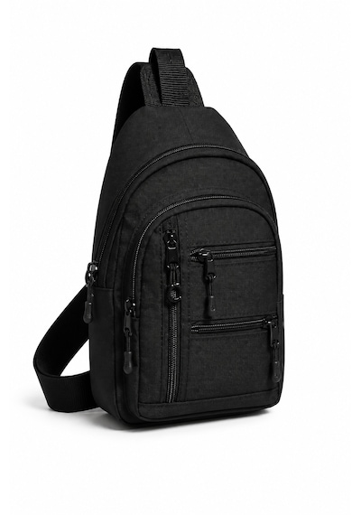 Bady Bag Çok Bölmeli Çapraz Erkek Omuz Çantası Günlük Kullanım İçin Pratik Tasarım Siyah