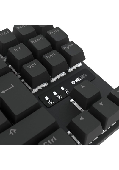 Hk410 Mekanik Switch 19 Mod Rgb Kablolu Siyah Tkl Türkçe Gaming Klavye Mavi Switch