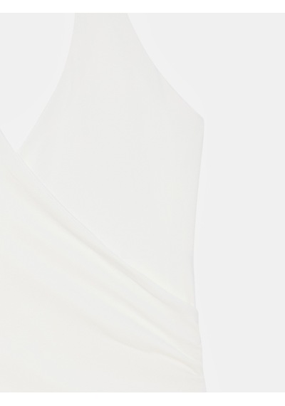 Dilvin 21268 Halter Top-ekru