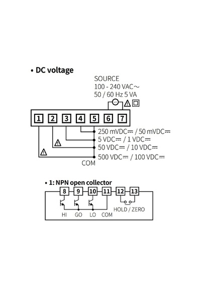 Autonics Mt4w-dv-41 ,96x48mm 220vac 0v..500vdc Kontak-3-npn Dc Voltmetre