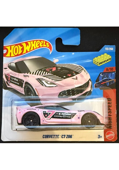 Hot Wheels Tekli Arabalar Corvette C7 Z06 Jjj73 Nightspeed Çok Renkli