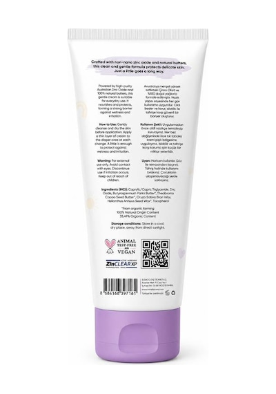 Minela Care 100% Doğal Bebek Pişik Kremi 75 Ml