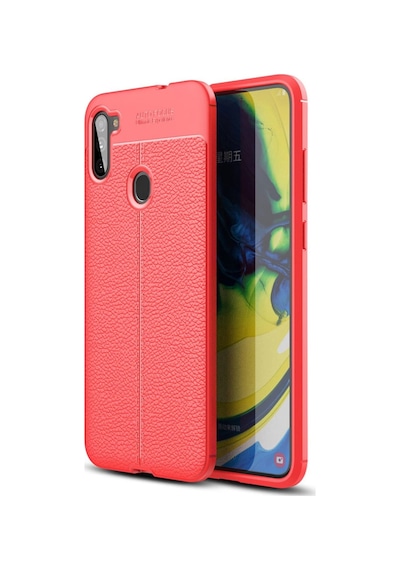 Samsung Galaxy Uyumlu A11 Kılıf Auto Focus Kapak - Kırm 866ad Kırmızı