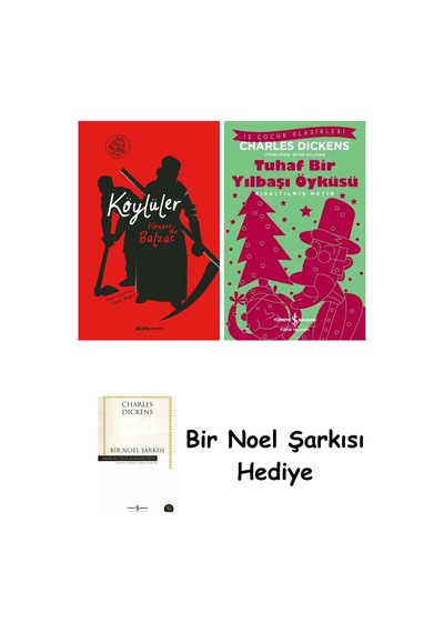 Köylüler Ciltli + Tuhaf Bir Yılbaşı Öyküsü + Bir Noel Şarkısı