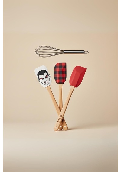 4'lü Silikon Spatula Ve Çırpıcı Seti Karışık Renk Diğer
