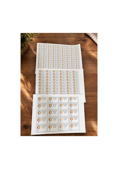 Taraftarlı Kişiye Özel Okul Etiketi Sticker Diğer