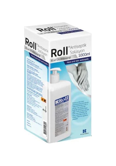 Roll Antiseptik Solüsyon Pompalı 1lt El Dezenfektanı