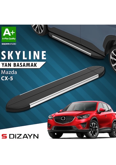 S-dizayn Mazda Cx-5 Skyline Krom Yan Basamak 183 Cm 2012-2016 A+ Kalite