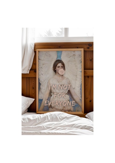 I Am Not For Everyone Çerçeveli Tablo Abbott Handerson Thayer Angel Genç Odası İçin Dekor Altered Art