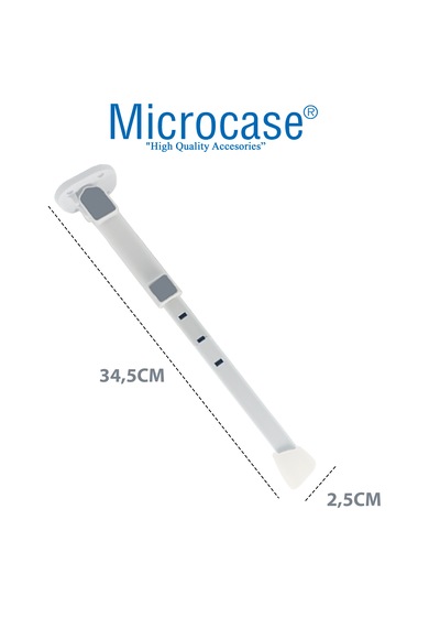 Microcase Metal Katlanabilir Yükseklik Ayarlı Masa Ve Sehpa Ayak Takımı 4 Adet Al5059 Beyaz