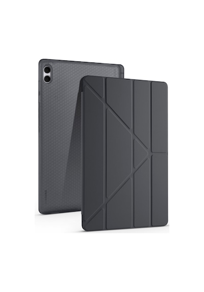 Vendas Samsung Galaxy Uyumlu Tab S11 Ultra Kılıf Zore Tri Folding Kalem Bölmeli Standlı Kılıf Kapaklı Kılıf