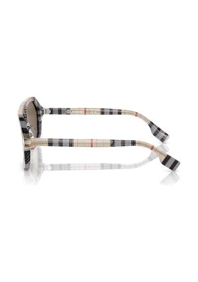 Burberry Junior Ojb 4340 377873 50 Çocuk Geometrik Bej Ekose Desenli Kemik Güneş Gözlüğü