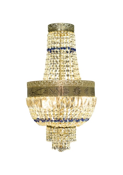 Ayetli Klasik Model Kristal Taşlı Avize-30Cm