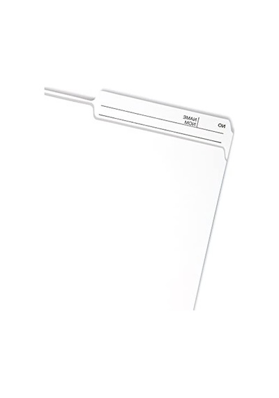 100 Adet Letter Boyutunda Klasör, 1/2-cut Tasarım