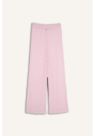 Defacto Regular Fıt Elastik Bel Tül Pembe Plaj Pantolonu H3066ax26sppn648 Pembe-pn648