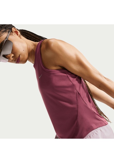 Nike Tempo Dri-fıt Running Tank Top Bordo Atlet