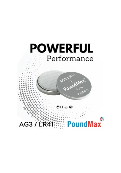 20 X Ag3 Lr41 Lr736 / L736 / G3 / G3a / 3ga / 192 / Gp192 / V3ga / Rw87 1.5v Alkalin Düğme Pill