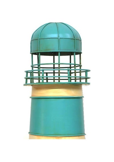 Dekoratif Metal Deniz Feneri Kumbara Vintage Biblo Hediyelik