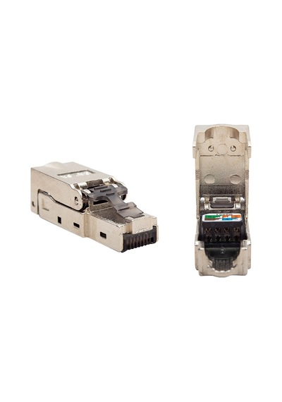 S-Link SL-KS92 Pensesiz Kolay Bğln.Metal Cat6 Stp Jack Konnektör