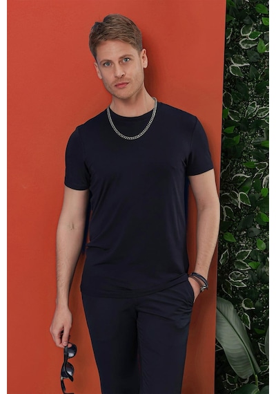 Efor Ts 847 Lacivert Spor T-shirt Lacivert