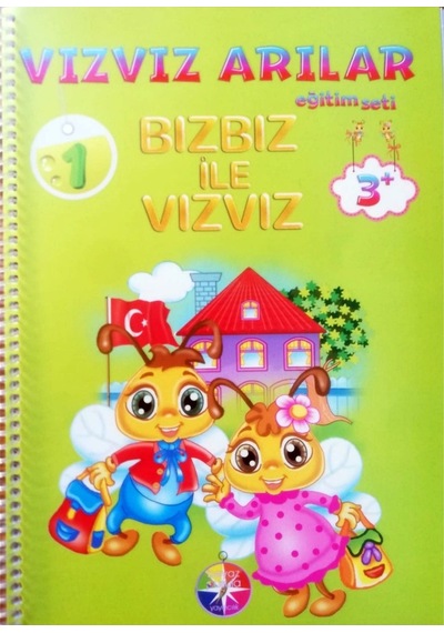 Beyaz Pusula 3 - 4 Yaş Vızvız Arılar Eğitim Seti 9 Kitap N11.2670